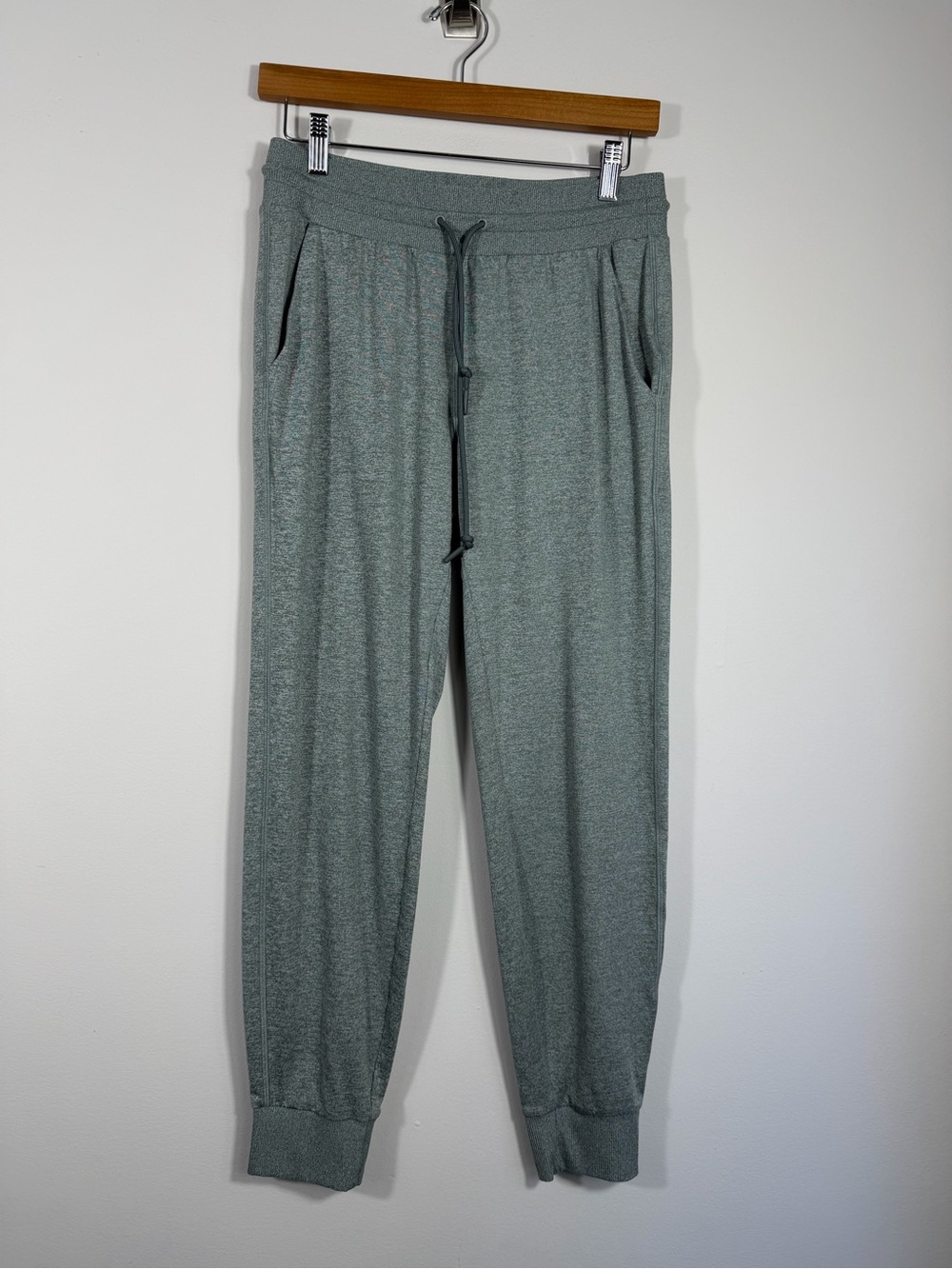 Athleta Uptempo Jogger Green Heather Soft Stretch Pants Size S